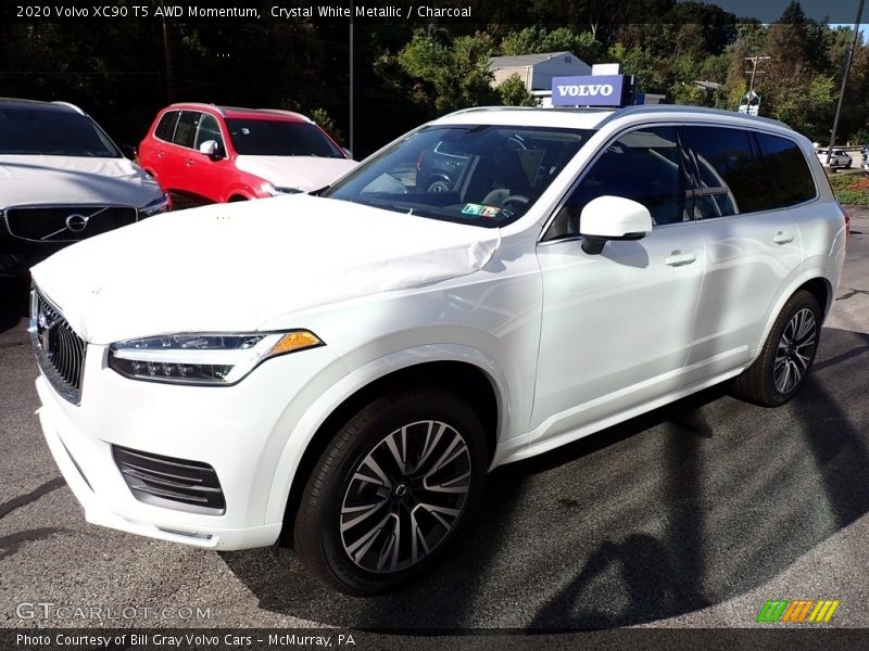 Crystal White Metallic / Charcoal 2020 Volvo XC90 T5 AWD Momentum