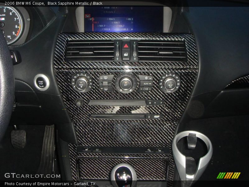 Black Sapphire Metallic / Black 2006 BMW M6 Coupe