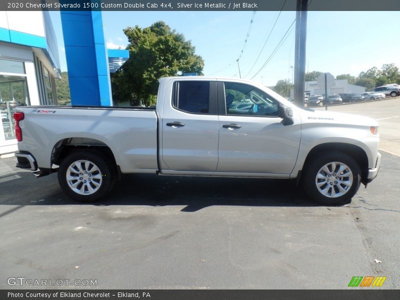 2020 Silverado 1500 Custom Double Cab 4x4 Silver Ice Metallic