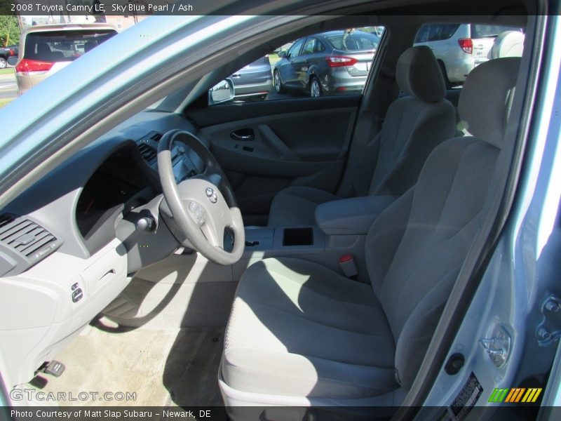 Sky Blue Pearl / Ash 2008 Toyota Camry LE