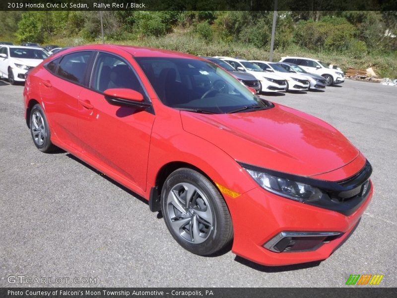 Front 3/4 View of 2019 Civic LX Sedan