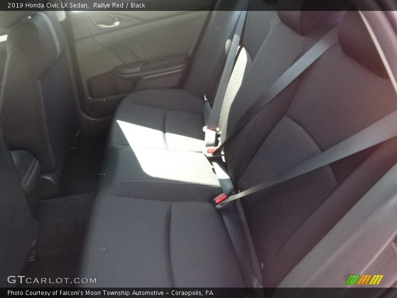 Rallye Red / Black 2019 Honda Civic LX Sedan
