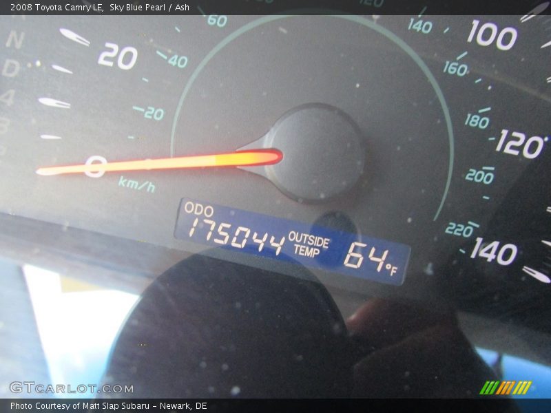 Sky Blue Pearl / Ash 2008 Toyota Camry LE