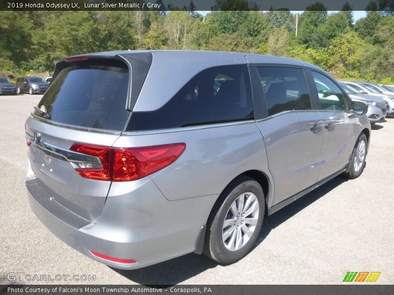 Lunar Silver Metallic / Gray 2019 Honda Odyssey LX