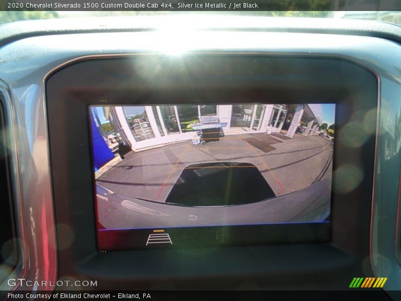 Silver Ice Metallic / Jet Black 2020 Chevrolet Silverado 1500 Custom Double Cab 4x4