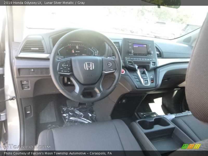 Lunar Silver Metallic / Gray 2019 Honda Odyssey LX