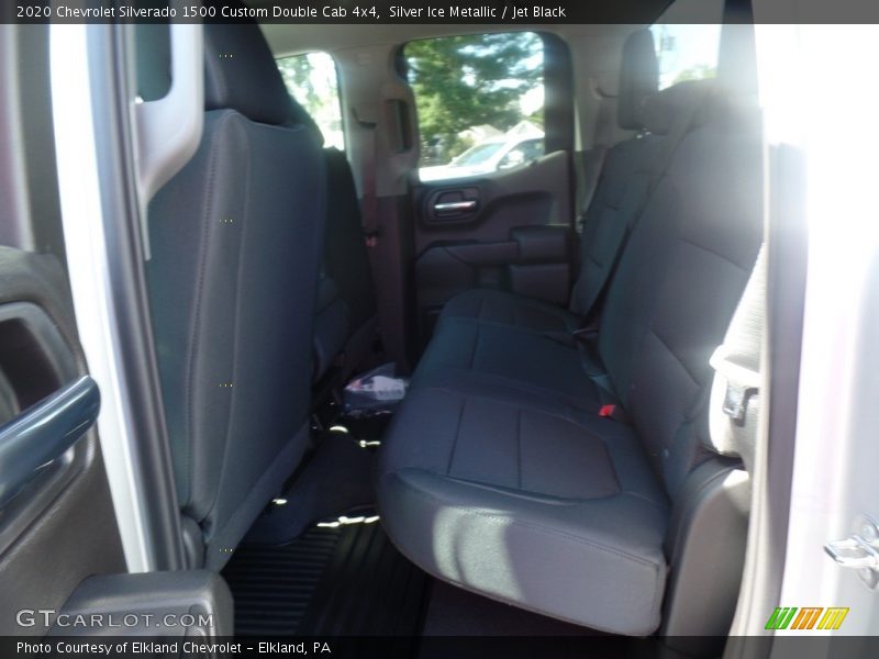 Silver Ice Metallic / Jet Black 2020 Chevrolet Silverado 1500 Custom Double Cab 4x4