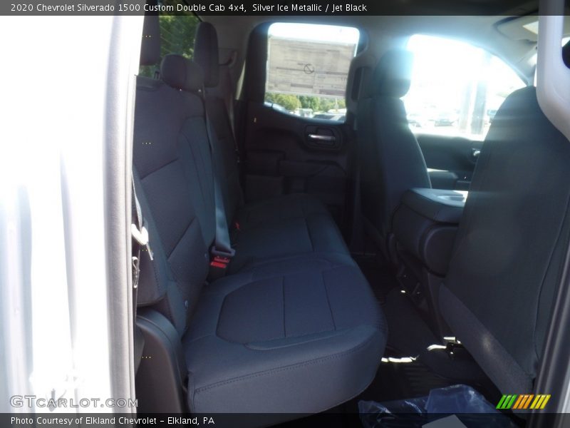 Silver Ice Metallic / Jet Black 2020 Chevrolet Silverado 1500 Custom Double Cab 4x4