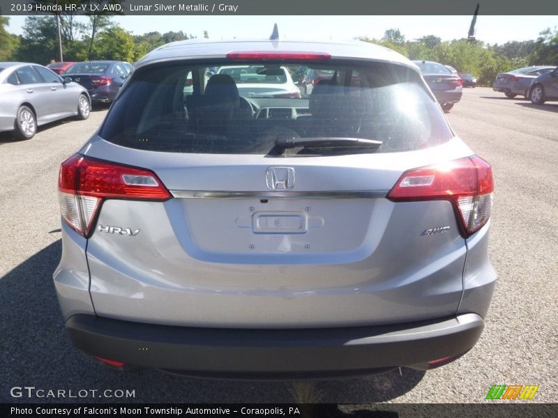 Lunar Silver Metallic / Gray 2019 Honda HR-V LX AWD