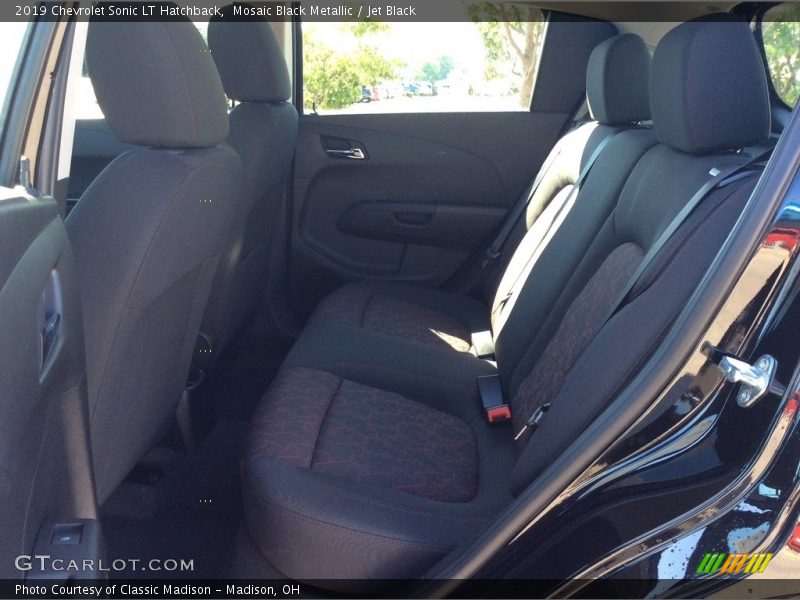 Mosaic Black Metallic / Jet Black 2019 Chevrolet Sonic LT Hatchback