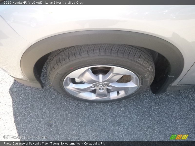 Lunar Silver Metallic / Gray 2019 Honda HR-V LX AWD