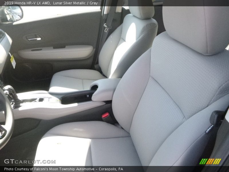 Lunar Silver Metallic / Gray 2019 Honda HR-V LX AWD