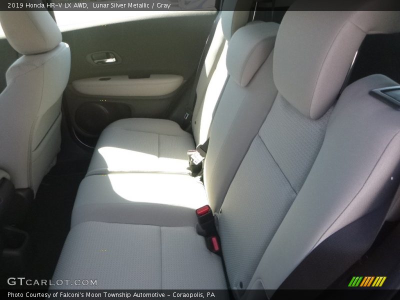 Lunar Silver Metallic / Gray 2019 Honda HR-V LX AWD