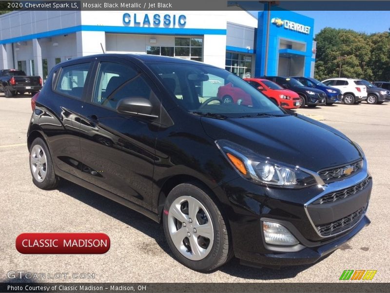 Mosaic Black Metallic / Jet Black 2020 Chevrolet Spark LS