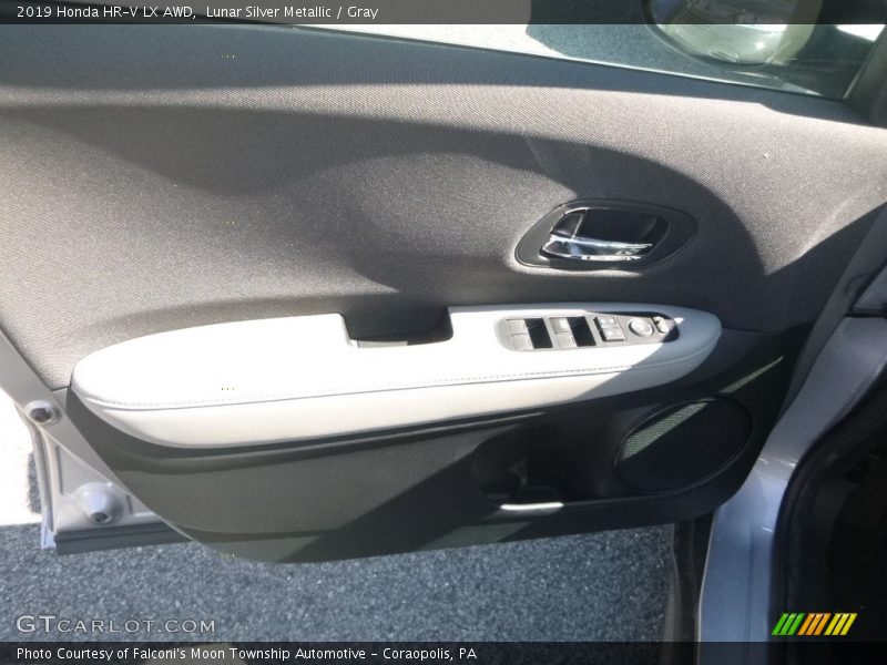 Lunar Silver Metallic / Gray 2019 Honda HR-V LX AWD