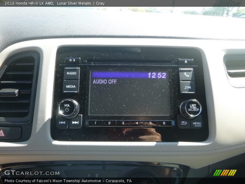 Lunar Silver Metallic / Gray 2019 Honda HR-V LX AWD