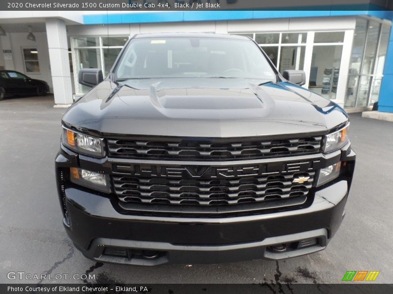 Black / Jet Black 2020 Chevrolet Silverado 1500 Custom Double Cab 4x4