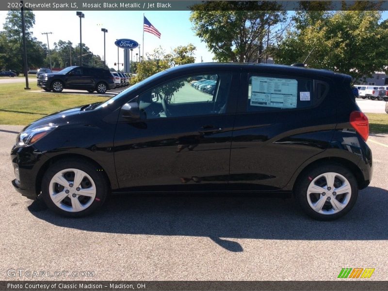 Mosaic Black Metallic / Jet Black 2020 Chevrolet Spark LS