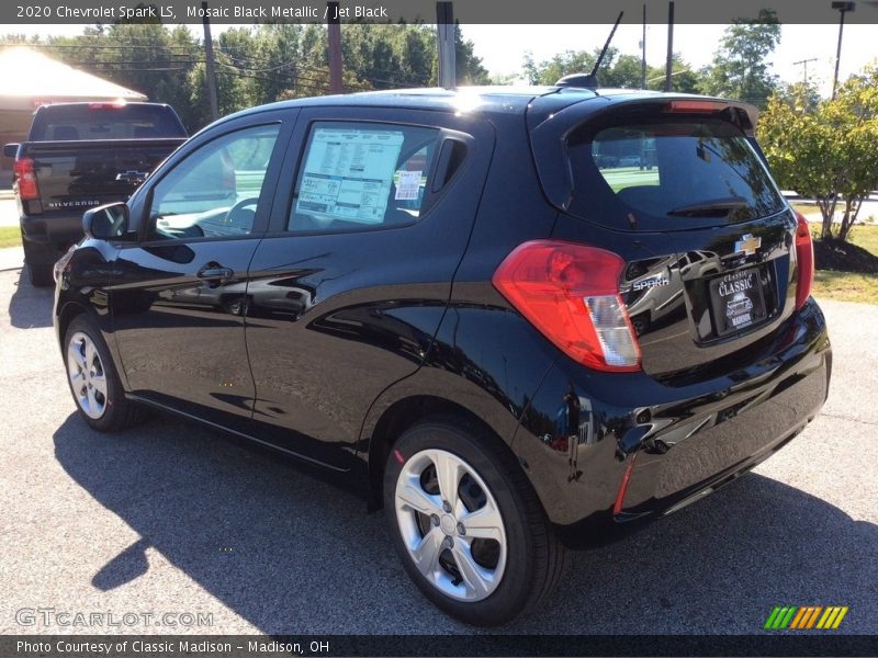 Mosaic Black Metallic / Jet Black 2020 Chevrolet Spark LS