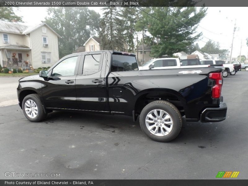 Black / Jet Black 2020 Chevrolet Silverado 1500 Custom Double Cab 4x4