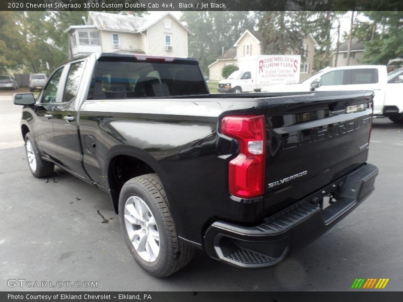 Black / Jet Black 2020 Chevrolet Silverado 1500 Custom Double Cab 4x4