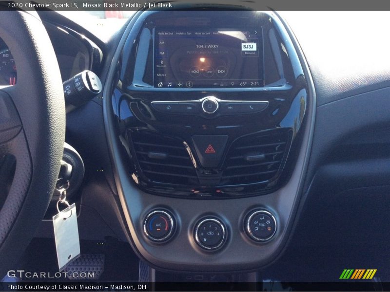 Mosaic Black Metallic / Jet Black 2020 Chevrolet Spark LS