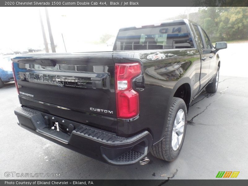 Black / Jet Black 2020 Chevrolet Silverado 1500 Custom Double Cab 4x4