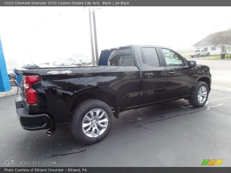 Black / Jet Black 2020 Chevrolet Silverado 1500 Custom Double Cab 4x4