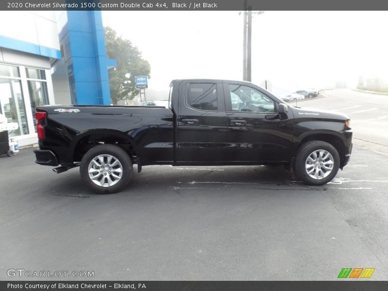 Black / Jet Black 2020 Chevrolet Silverado 1500 Custom Double Cab 4x4
