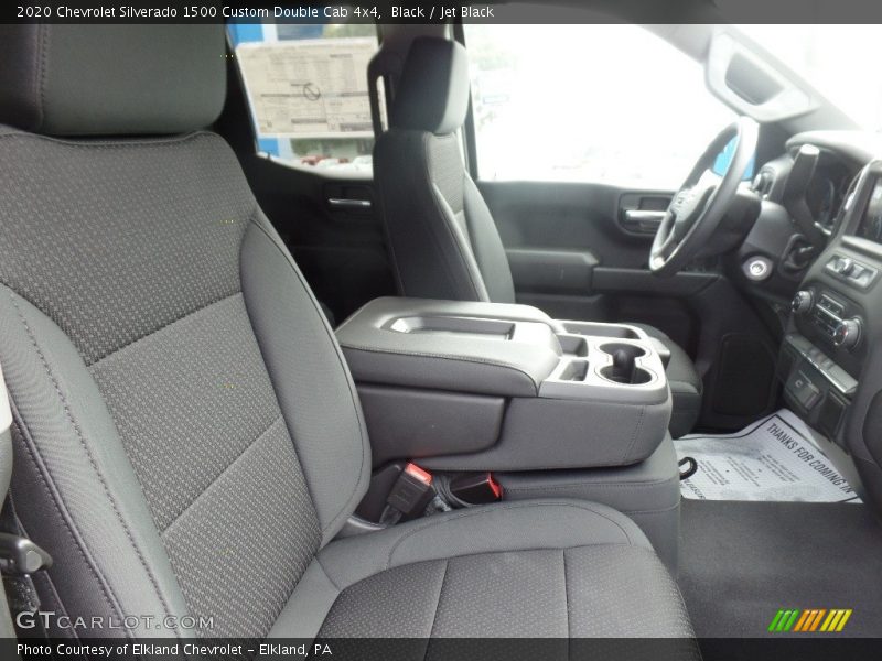 Black / Jet Black 2020 Chevrolet Silverado 1500 Custom Double Cab 4x4