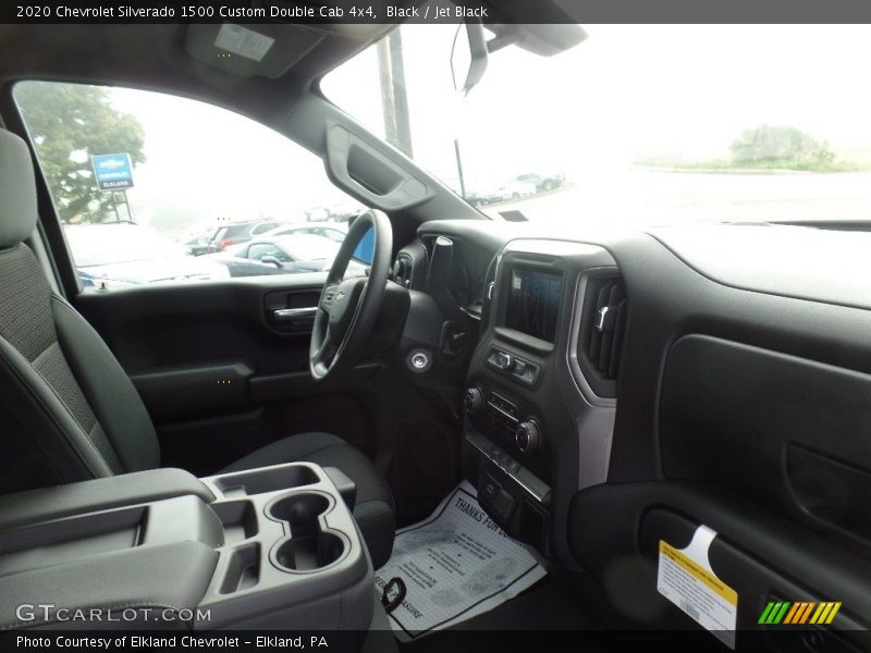 Black / Jet Black 2020 Chevrolet Silverado 1500 Custom Double Cab 4x4