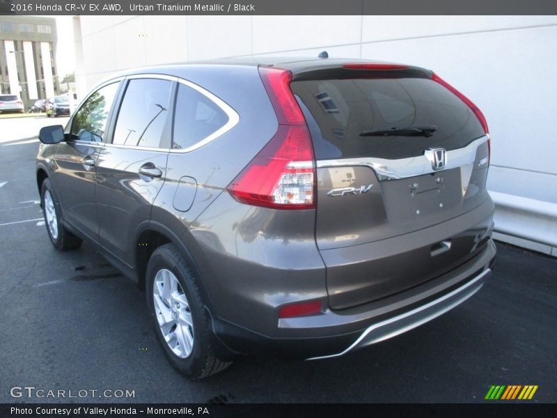 Urban Titanium Metallic / Black 2016 Honda CR-V EX AWD