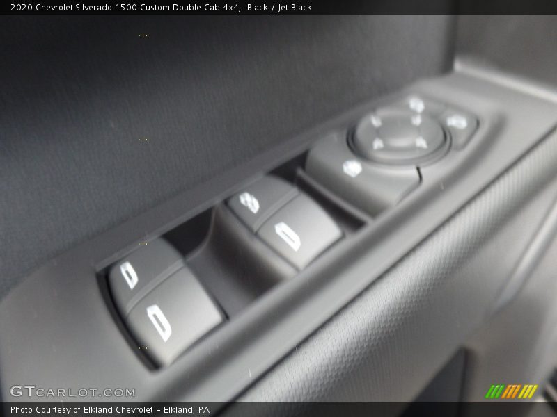 Black / Jet Black 2020 Chevrolet Silverado 1500 Custom Double Cab 4x4