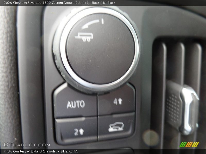Black / Jet Black 2020 Chevrolet Silverado 1500 Custom Double Cab 4x4