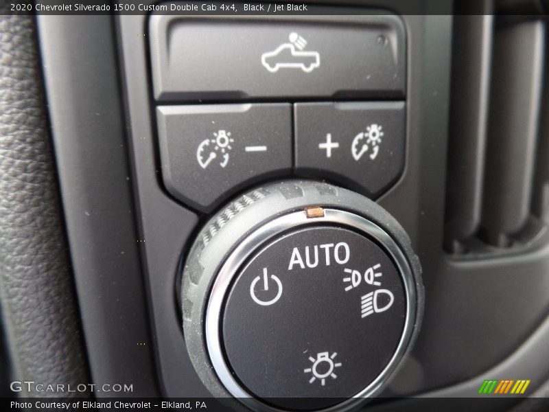 Black / Jet Black 2020 Chevrolet Silverado 1500 Custom Double Cab 4x4