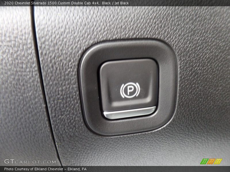 Black / Jet Black 2020 Chevrolet Silverado 1500 Custom Double Cab 4x4