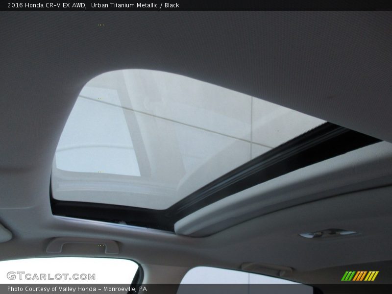 Urban Titanium Metallic / Black 2016 Honda CR-V EX AWD