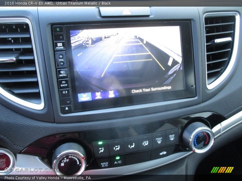 Urban Titanium Metallic / Black 2016 Honda CR-V EX AWD