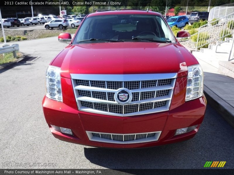 Crystal Red Tintcoat / Ebony 2013 Cadillac Escalade Platinum AWD