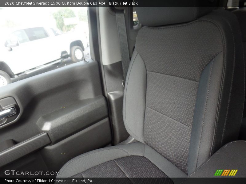 Black / Jet Black 2020 Chevrolet Silverado 1500 Custom Double Cab 4x4