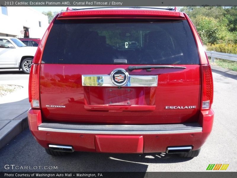 Crystal Red Tintcoat / Ebony 2013 Cadillac Escalade Platinum AWD