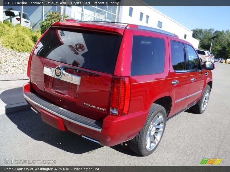 Crystal Red Tintcoat / Ebony 2013 Cadillac Escalade Platinum AWD
