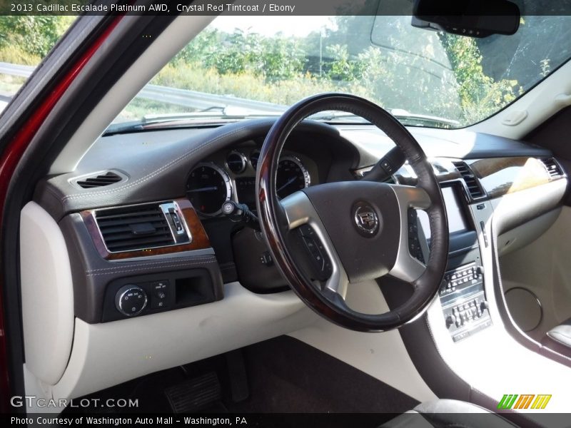 Crystal Red Tintcoat / Ebony 2013 Cadillac Escalade Platinum AWD
