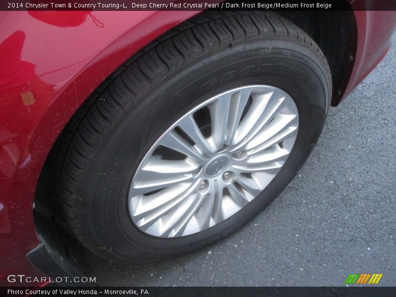 Deep Cherry Red Crystal Pearl / Dark Frost Beige/Medium Frost Beige 2014 Chrysler Town & Country Touring-L