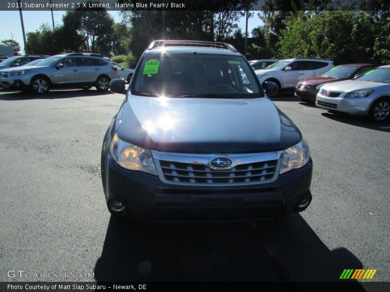 Marine Blue Pearl / Black 2013 Subaru Forester 2.5 X Limited