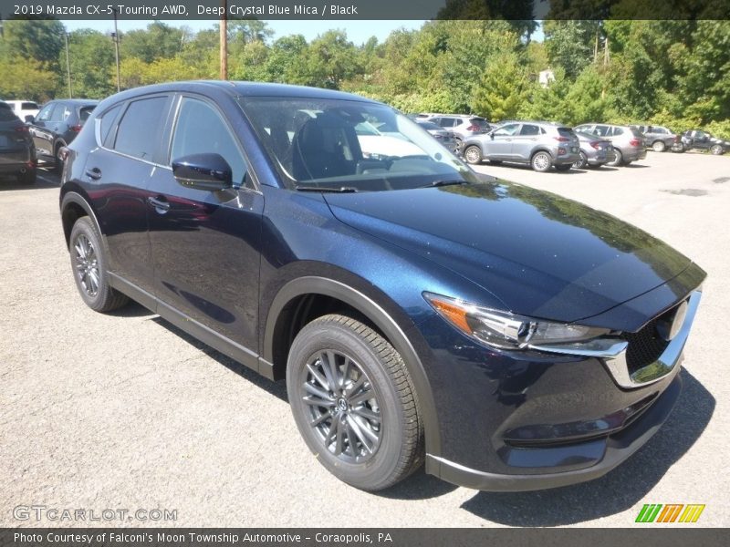 Deep Crystal Blue Mica / Black 2019 Mazda CX-5 Touring AWD