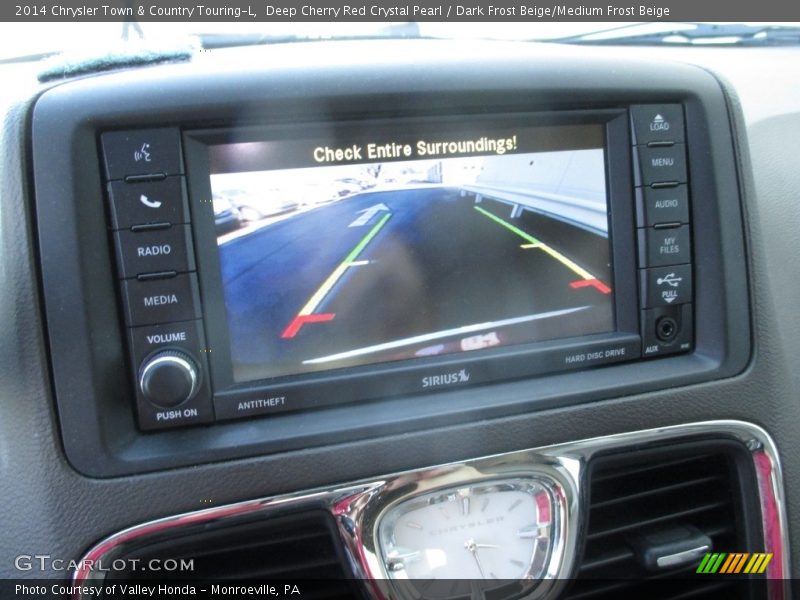 Deep Cherry Red Crystal Pearl / Dark Frost Beige/Medium Frost Beige 2014 Chrysler Town & Country Touring-L