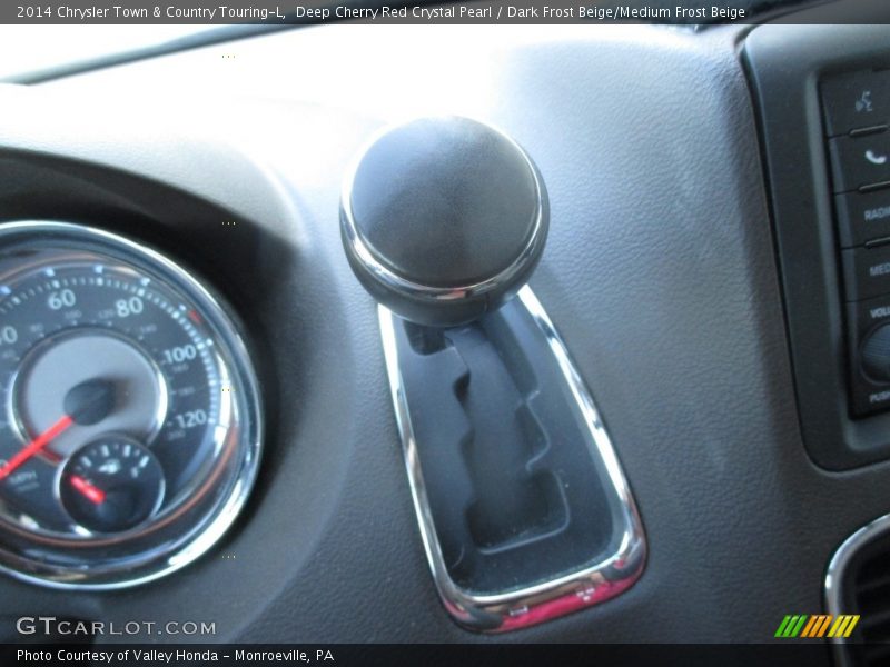 Deep Cherry Red Crystal Pearl / Dark Frost Beige/Medium Frost Beige 2014 Chrysler Town & Country Touring-L