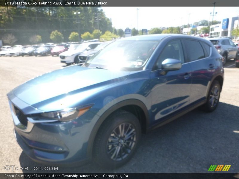 Eternal Blue Mica / Black 2019 Mazda CX-5 Touring AWD