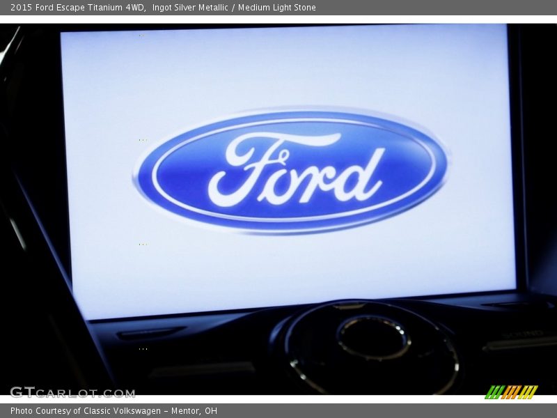 Ingot Silver Metallic / Medium Light Stone 2015 Ford Escape Titanium 4WD